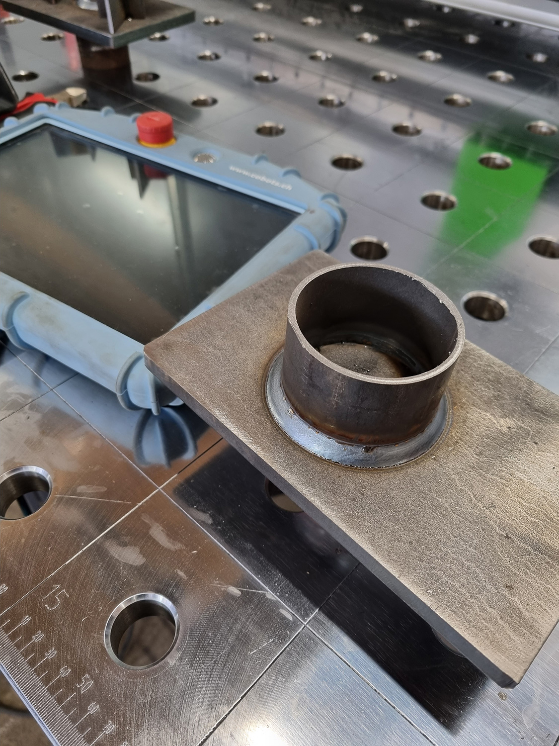 Beispielschweissnähte mit Drehkipptisch